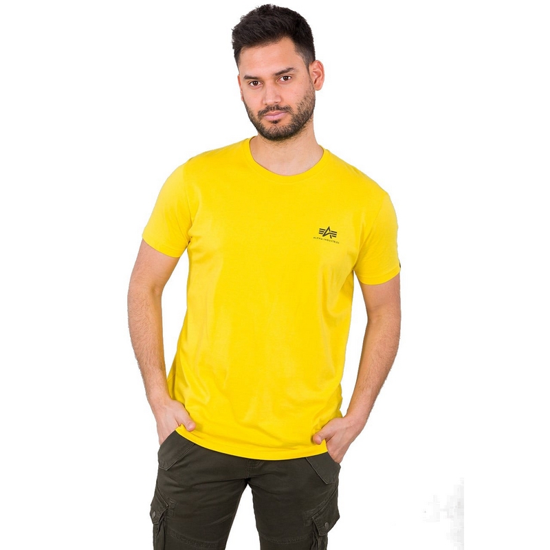 Alpha Industries Pánske Triko s krátkym rukávom Basic T Small Logo-Z