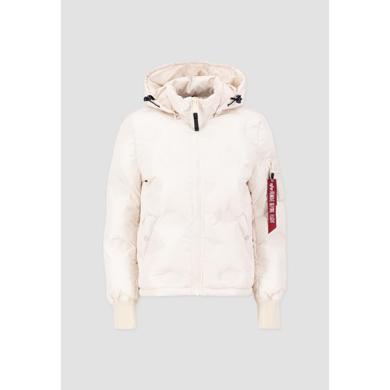 Alpha Industries Zimná bunda Hooded Logo Puffer