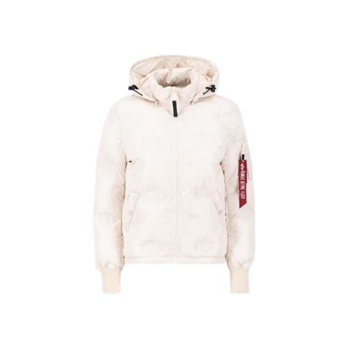 Alpha Industries Zimná bunda Hooded Logo Puffer