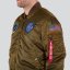 Alpha Industries Pánska Zimná bunda MA-1 VF NASA Battlewash