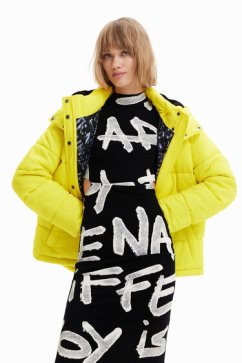Desigual Damska kurtka zimowa Textured padded jacket