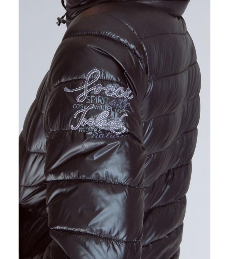 Soccx Dámská Zimní bunda s kapucí Black