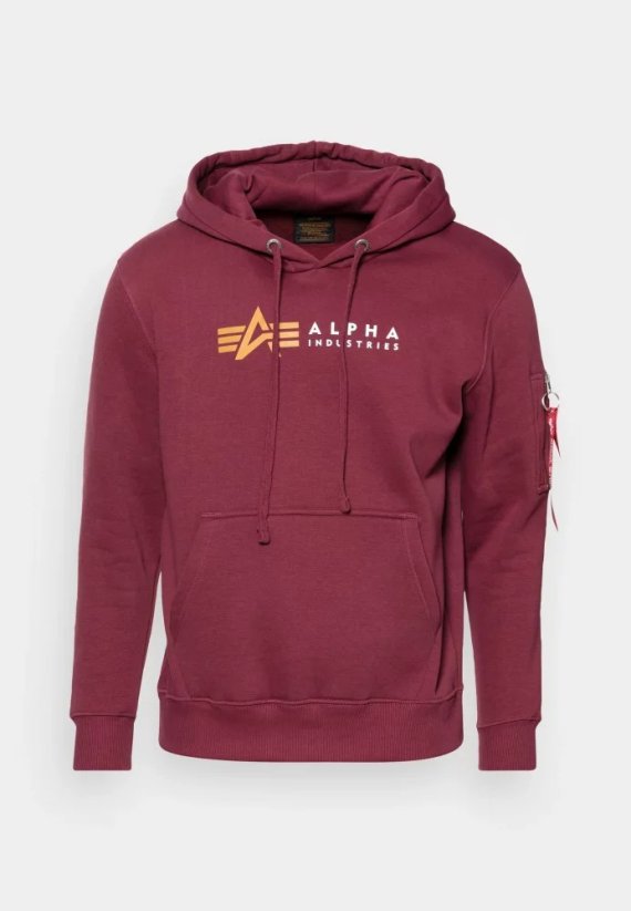 ALPHA INDUSTRIES Męska bluza LABEL - Hoodie
