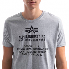 Alpha Industries ALPHA FUNDAMENTAL T tričko pánske-S