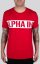 Alpha Industries Printed Stripe T speed red tričko pánske