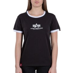 Alpha Industries Tričko s krátky rukávom Basic T Contrast ML Wmn