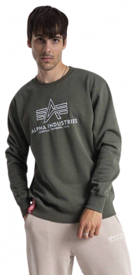 Alpha Industries Basic Sweater Embroidery Pánsky sveter