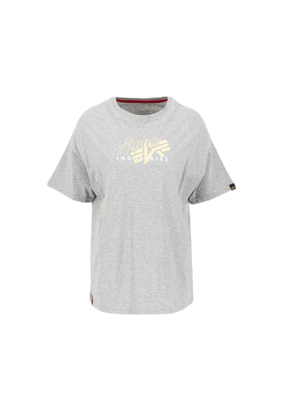 Alpha Industries Tričko s krátkym rukávom Gold Logo OS T Wmn