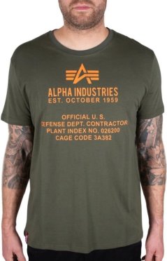 Alpha Industries ALPHA FUNDAMENTAL T triko pánske-S