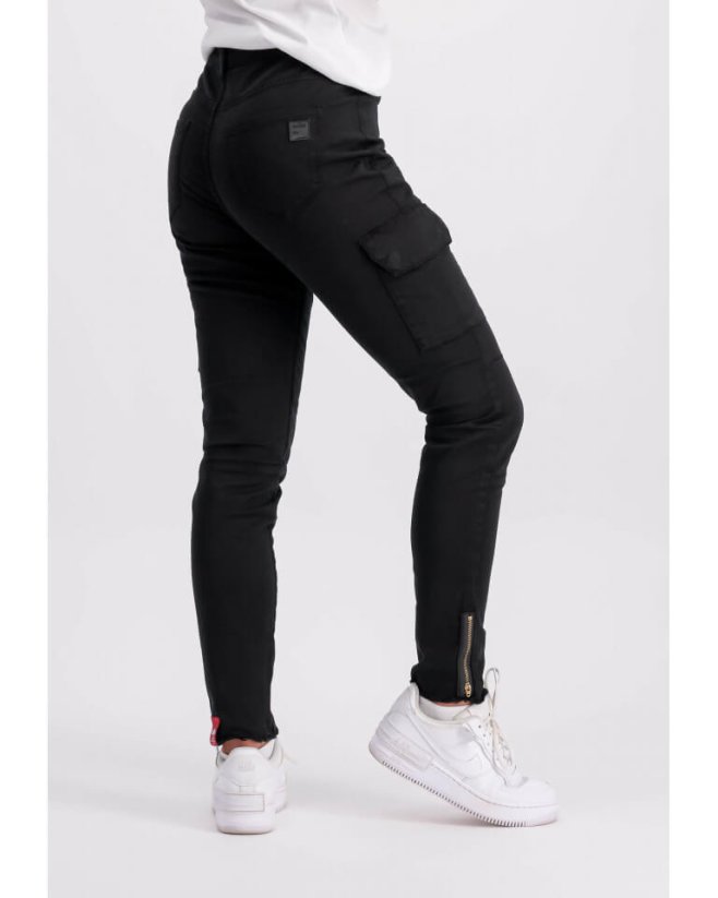 Alpha Industries Dlhé nohavice Cargo Zip Pant Wmn