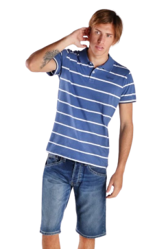 Pepe Jeans Męski T-shirt z krótkim rękawem PIETRO