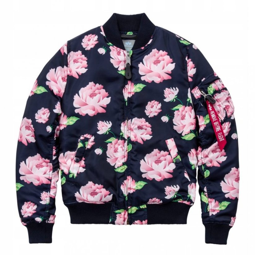 Alpha Industries MA-1 VF Flowerprint Wmn Damska kurtka przejściowa