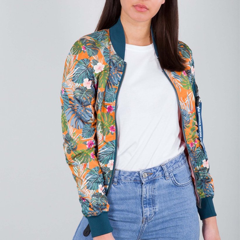 Alpha Industries MA-1 VF Flowerprint Wmn Damska kurtka przejściowa