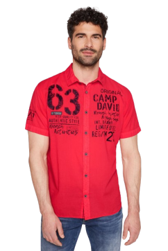CAMP DAVID Pánska Košile krátky rukáv-C