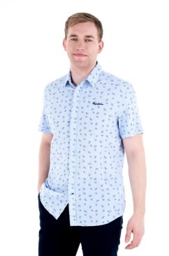Pepe Jeans Pánská košile Krátký rukáv MELVIN