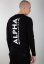 Alpha Industries Męski T-shirt z długim rękawem Back Print Heavy LS-C