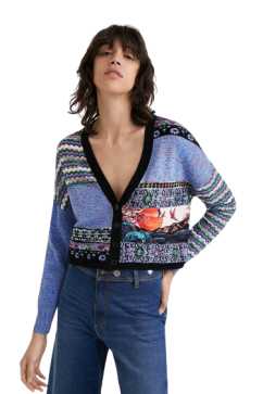 Desigual Sweter damski CREPUSCULO