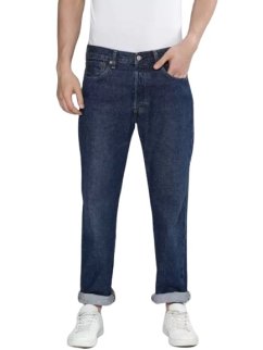 Levis Pánske  Rifle 501 Original Mid Rise Blue