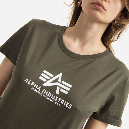 Alpha Industries Koszulka z krótkim rękawem  New Basic T Wmn-H