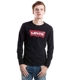 Levis Pánske Triko s dlouhým rukávem LS GRAPHIC TEE