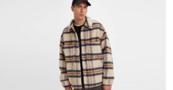 Levis Męska kurtka zimowa PORTOLA CHORE COAT Z5931 TAN P