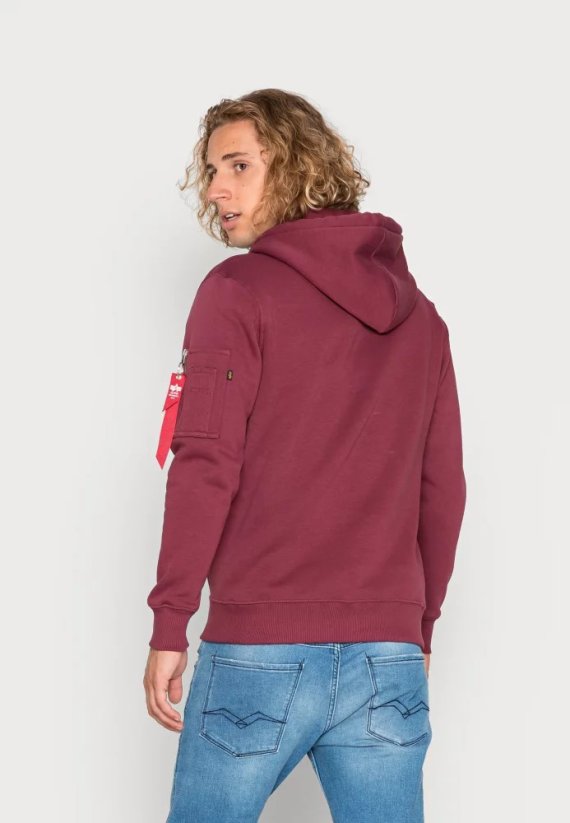 ALPHA INDUSTRIES Męska bluza LABEL - Hoodie