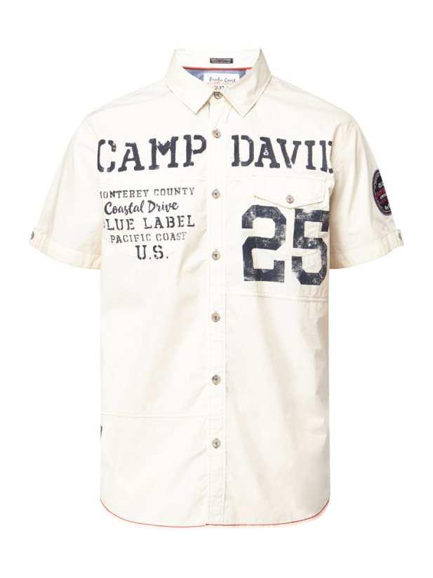 CAMP DAVID Pánská Košile krátký rukáv