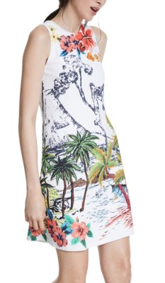 Desigual Dámske šaty TROPICAL