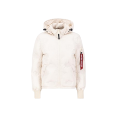 Alpha Industries Damska kurtka zimowa Hooded Logo Puffer