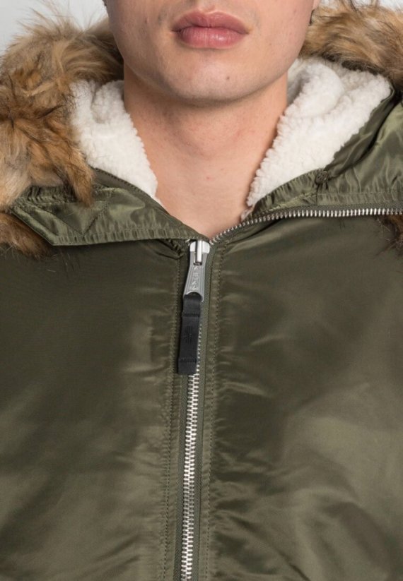 ALPHA INDUSTRIES BUNDA MA-1 Hooded Arctic