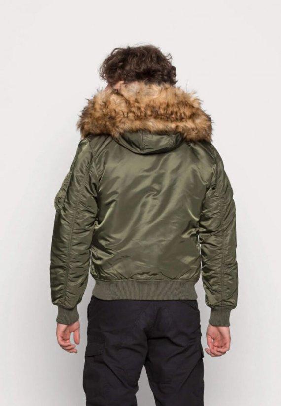 ALPHA INDUSTRIES BUNDA MA-1 Hooded Arctic